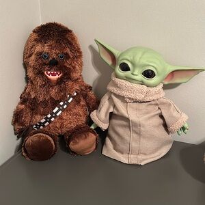 Chewbacca & Yoda Stuffed Animals